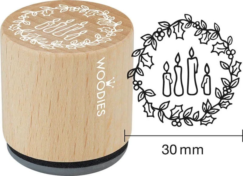 Motiv-Stempel Woodies , 4 Kerzen by Colop – product photo