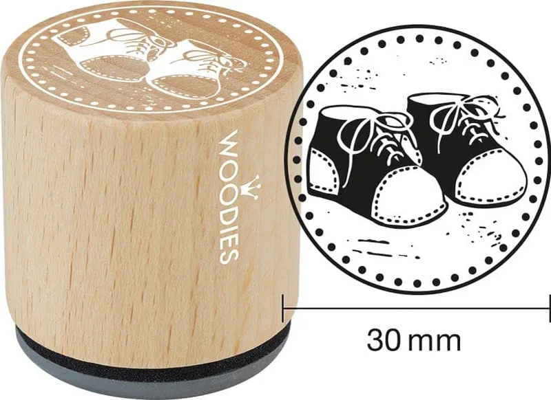 Motiv-Stempel Woodies , Babyschuhe de Colop – photo produit