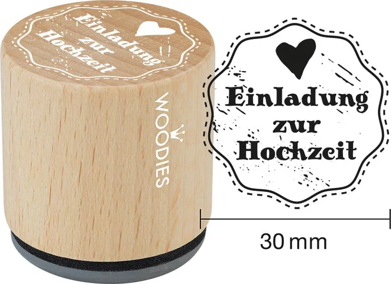 Motiv-Stempel Woodies , Einladung zur Hochzeit von Colop – Produktfoto