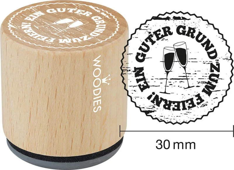 Motiv-Stempel Woodies , Guter Grund zum Feiern, II by Colop – product photo