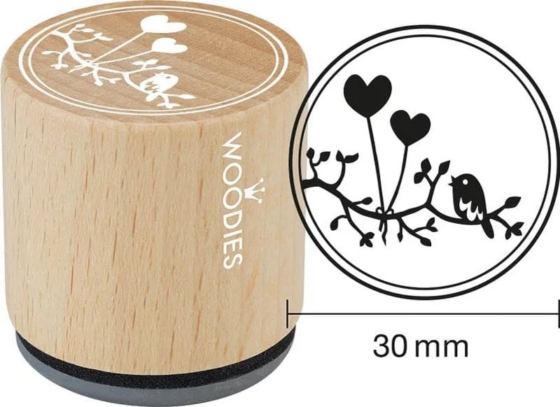 Motiv-Stempel Woodies , Herzballons by Colop – product photo