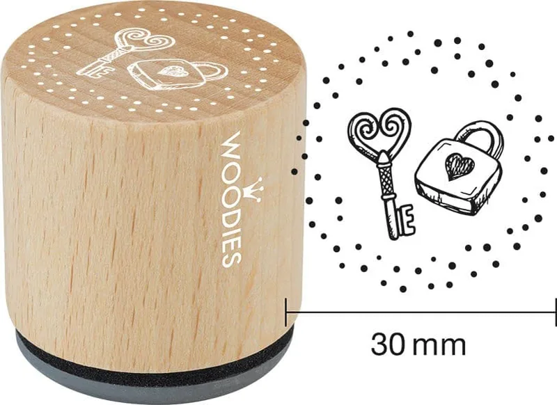 Motiv-Stempel Woodies , Schlüssel & Schloss by Colop – product photo