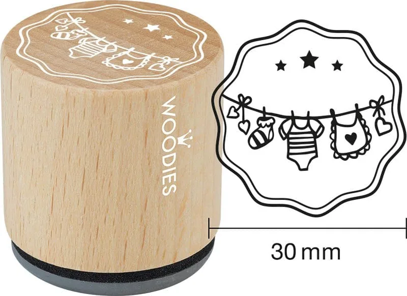 Motiv-Stempel Woodies , Wäscheleine by Colop – product photo