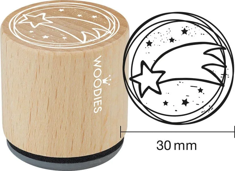 Motiv-Stempel Woodies , Weihnachtsstern fra Colop – produktbillede