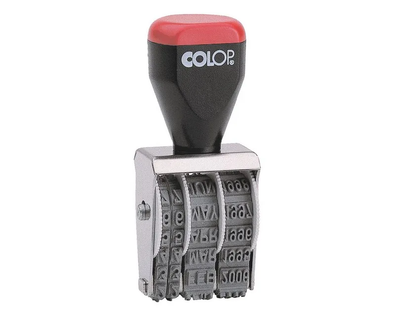 Stempel 04000, Datumstempel mit Datumseinstellungen über Stellräder by Colop in Black – product photo
