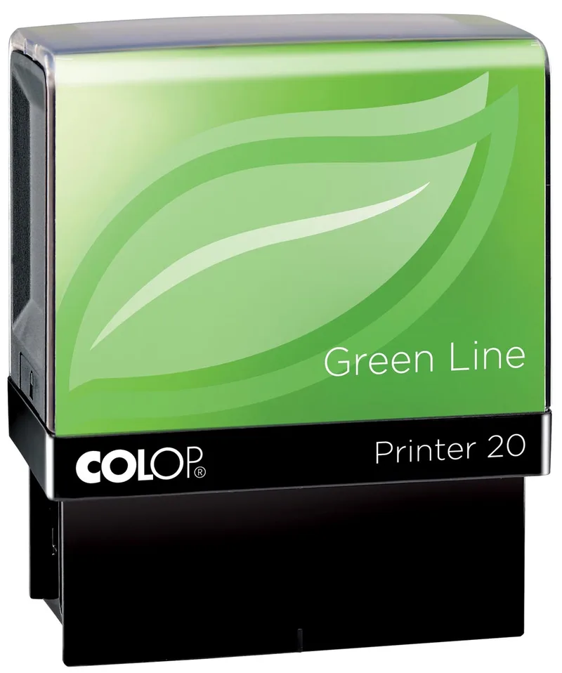 stempel met voucher Green Line Printer 20, max. 4 regels, voor Nederland, ft 38 x 14 mm by Colop – product photo