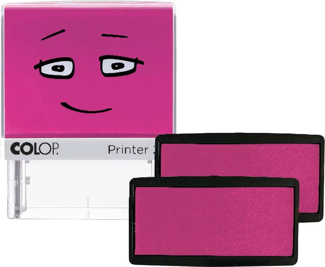 Stempelkissen Nio School, pink von Colop – Produktfoto