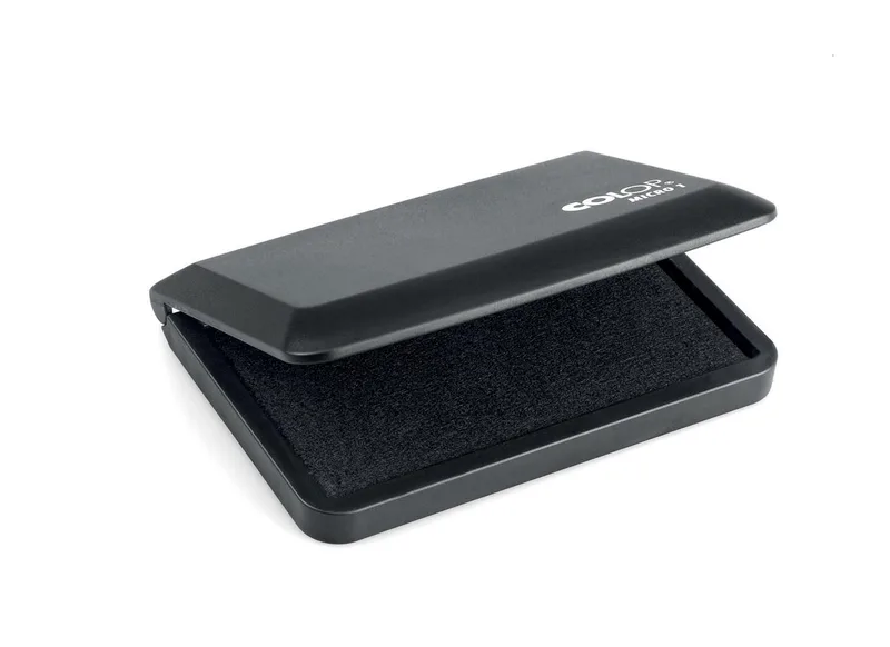 stempelkussen Micro 1, ft 5 x 9 cm, zwart från Colop – produktbild
