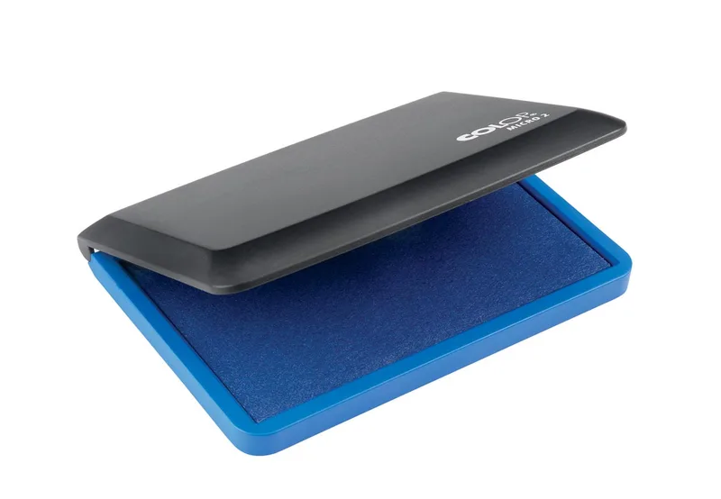 stempelkussen Micro 2, ft 7 x 11 cm, blauw by Colop – product photo