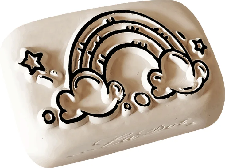 Tattoo-Stempel LaDot kids stone , Regenbogen, , mittel van Colop – productfoto