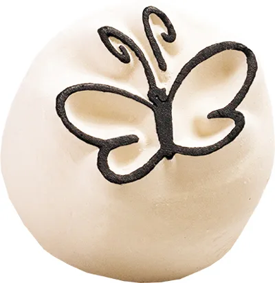 Tattoo-Stempel LaDot kids stone , Schmetterling, , klein von Colop – Produktfoto
