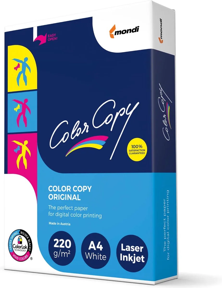 printerpapier Papier ColorCopy A4 220g/pak 250v de Color Copy en Print – photo produit