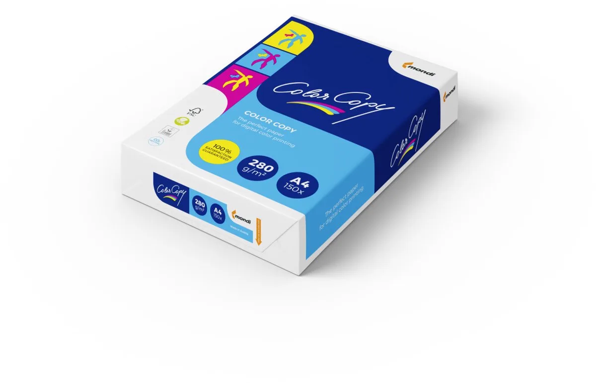 printpapier ft A4, 280 g, pak van 150 vel de Color Copy en Print – photo produit