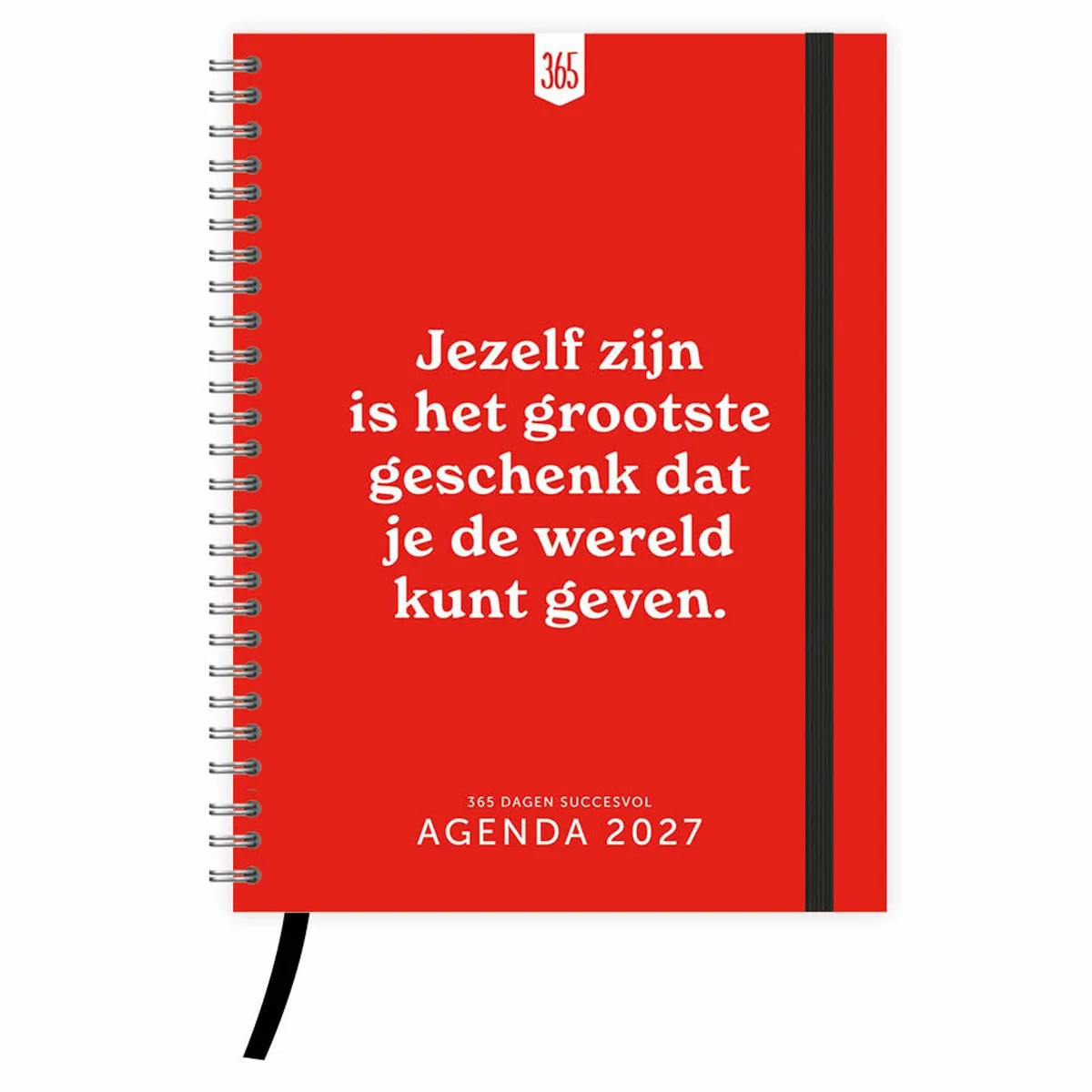 Agenda - 365 dagen succesvol - Spiraal - 17,5x21,5cm från Comello i Flerfärgad – produktbild