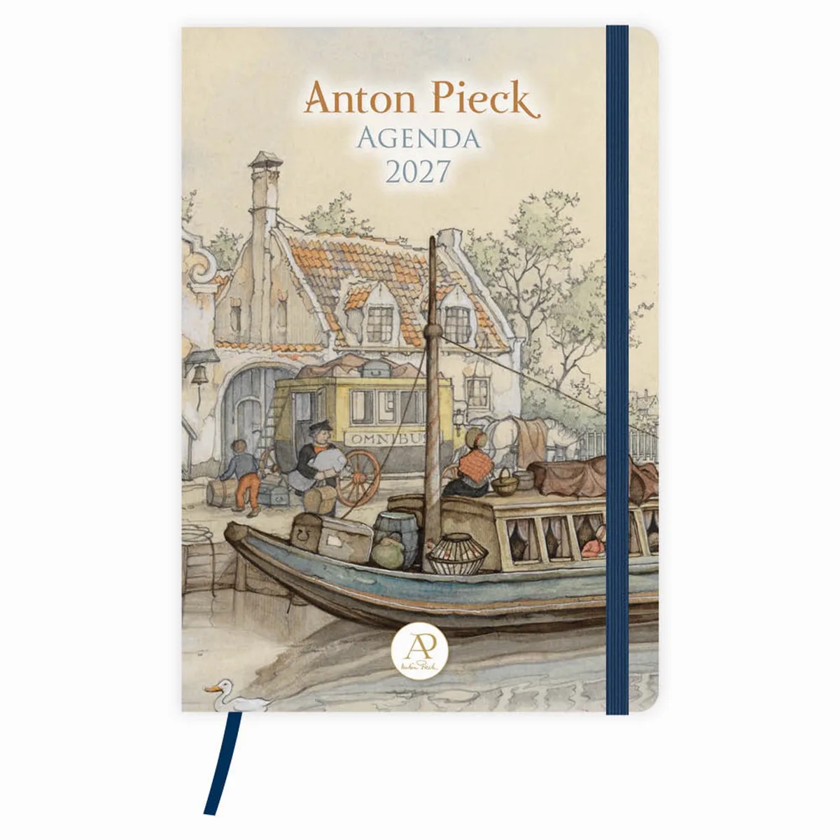 Agenda - Haven - Anton Pieck - 2027 - 12,7x17,8cm van Comello in Meerkleurig – productfoto