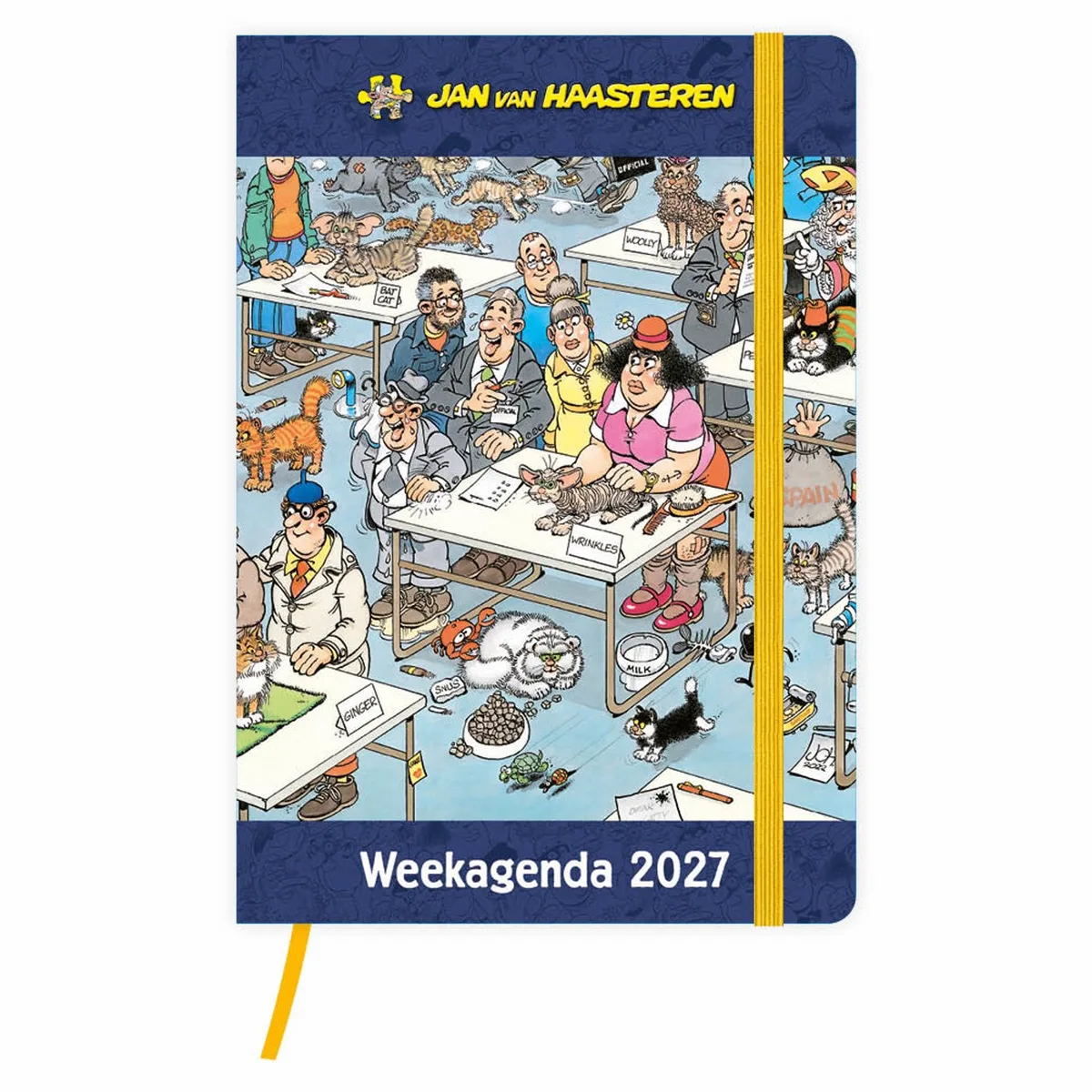 Agenda - Jan van Haasteren - 2027 - 12,7x17,8cm fra Comello i Flerfarvet – produktbillede
