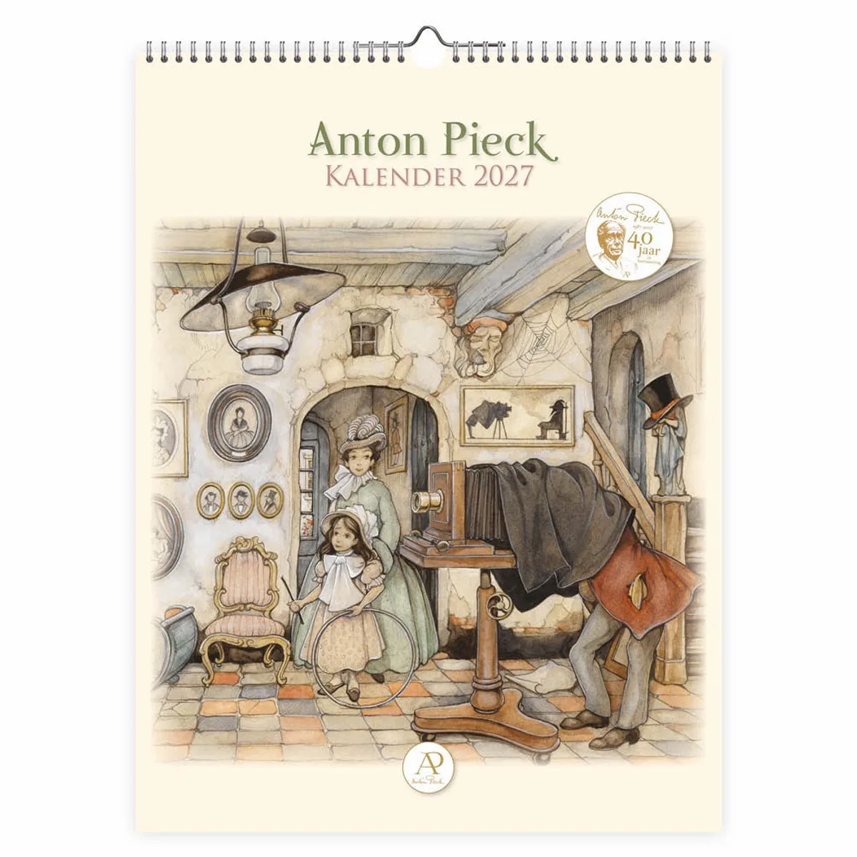 Anton Pieck Kalender 2027 Groot Fotograaf fra Comello i Flerfarvet – produktbillede