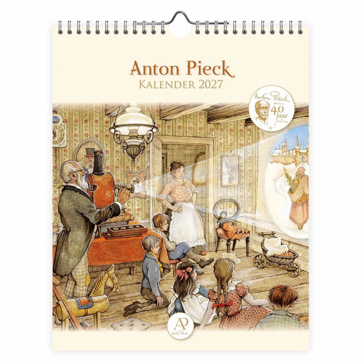 Anton Pieck Projector Kalender 2027 fra Comello i Flerfarvet – produktbillede