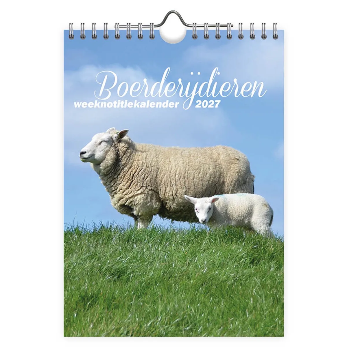 Boerderijdieren WEEKnotitie Kalender 2027 de Comello en Multicolore – photo produit