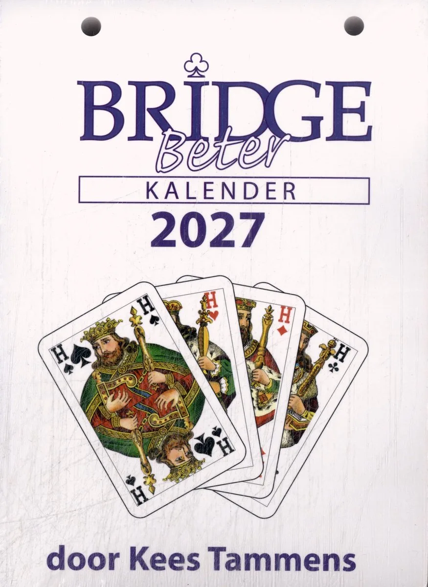 Bridge Scheurkalender 2027 fra Comello i Flerfarvet – produktbillede