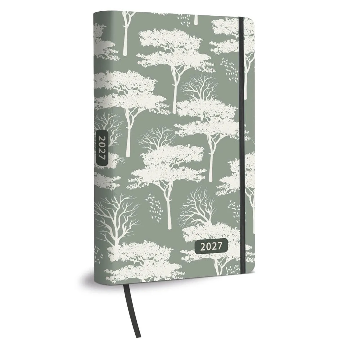 compact agenda 16-maands Forest Silhouettes 2027 fra Comello i Flerfarvet – produktbillede