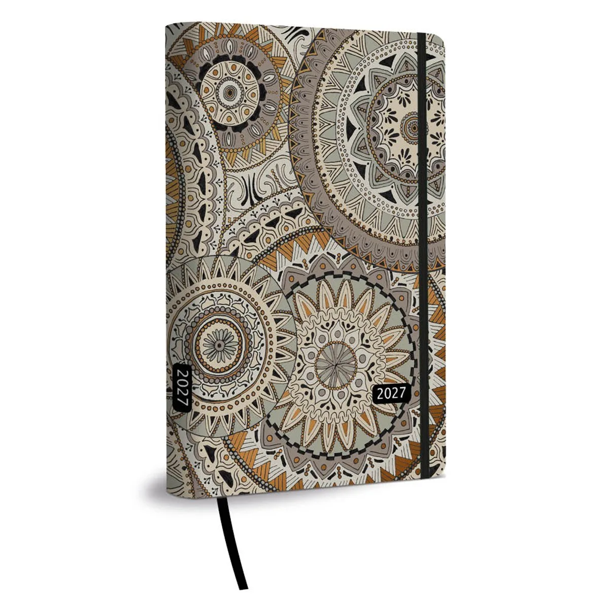 compact agenda 16-maands Mandala Magic 2027 fra Comello i Flerfarvet – produktbillede