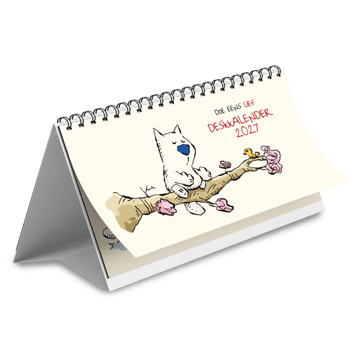 Doe eens lief Desk kalender 2027 de Comello en Multicolore – photo produit