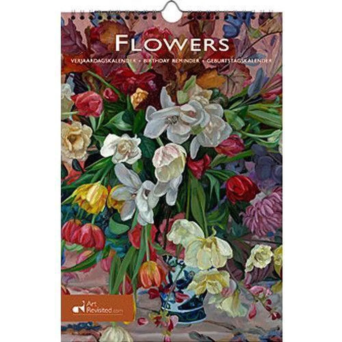 Flowers / Bloemen Verjaardagskalender de Comello en Multicolore – photo produit