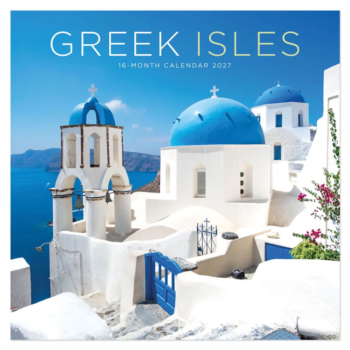 Greek Isles kalender 2027 fra Comello i Flerfarvet – produktbillede