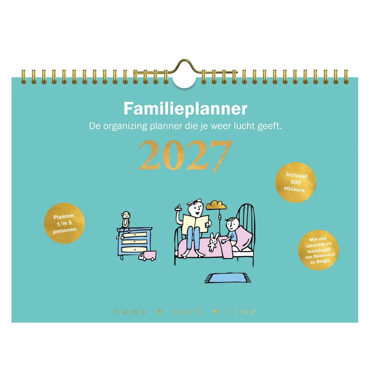 Homeworktime Familie Planner 2027 de Comello en Multicolore – photo produit