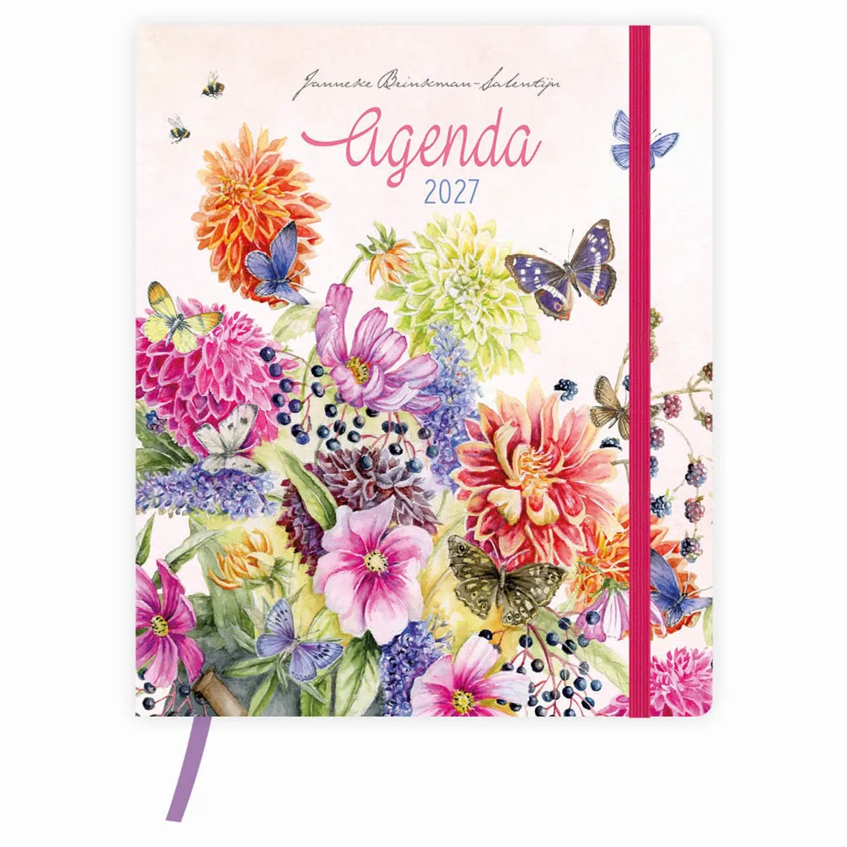 Janneke Brinkman Luxe Weekplanner 2027 Dahlia by Comello in Multicolour – product photo