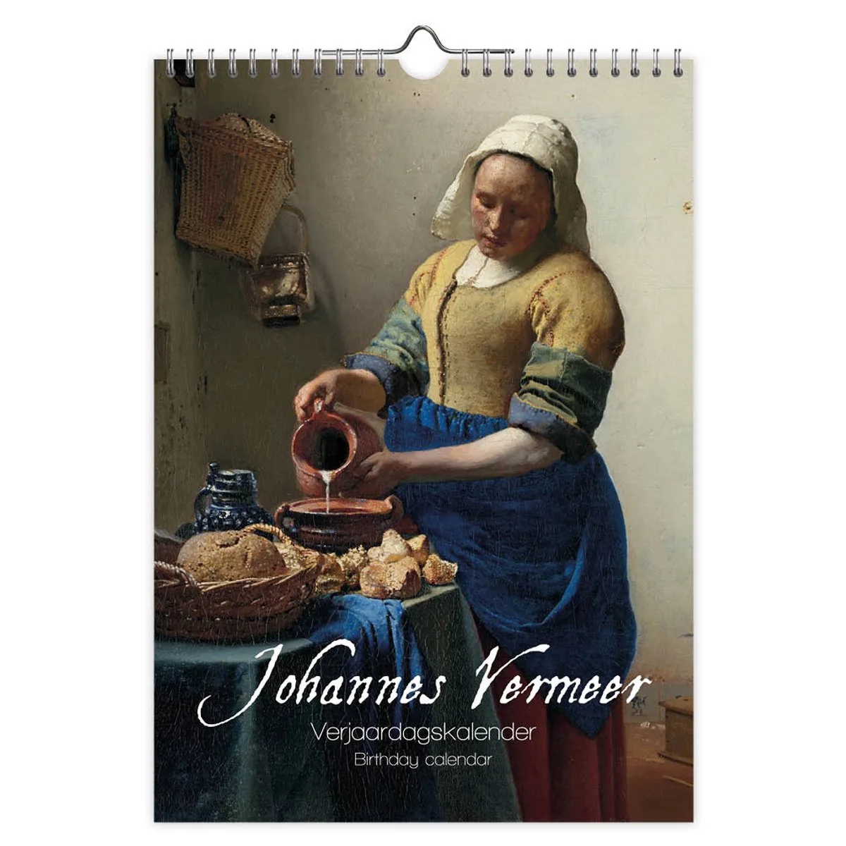 Johannes Vermeer verjaardagskalender - A4 de Comello en Multicolore – photo produit