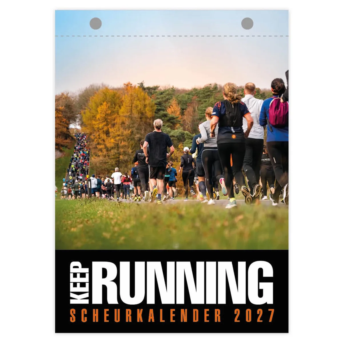 Keep Running Scheurkalender 2027 van Comello in Meerkleurig – productfoto