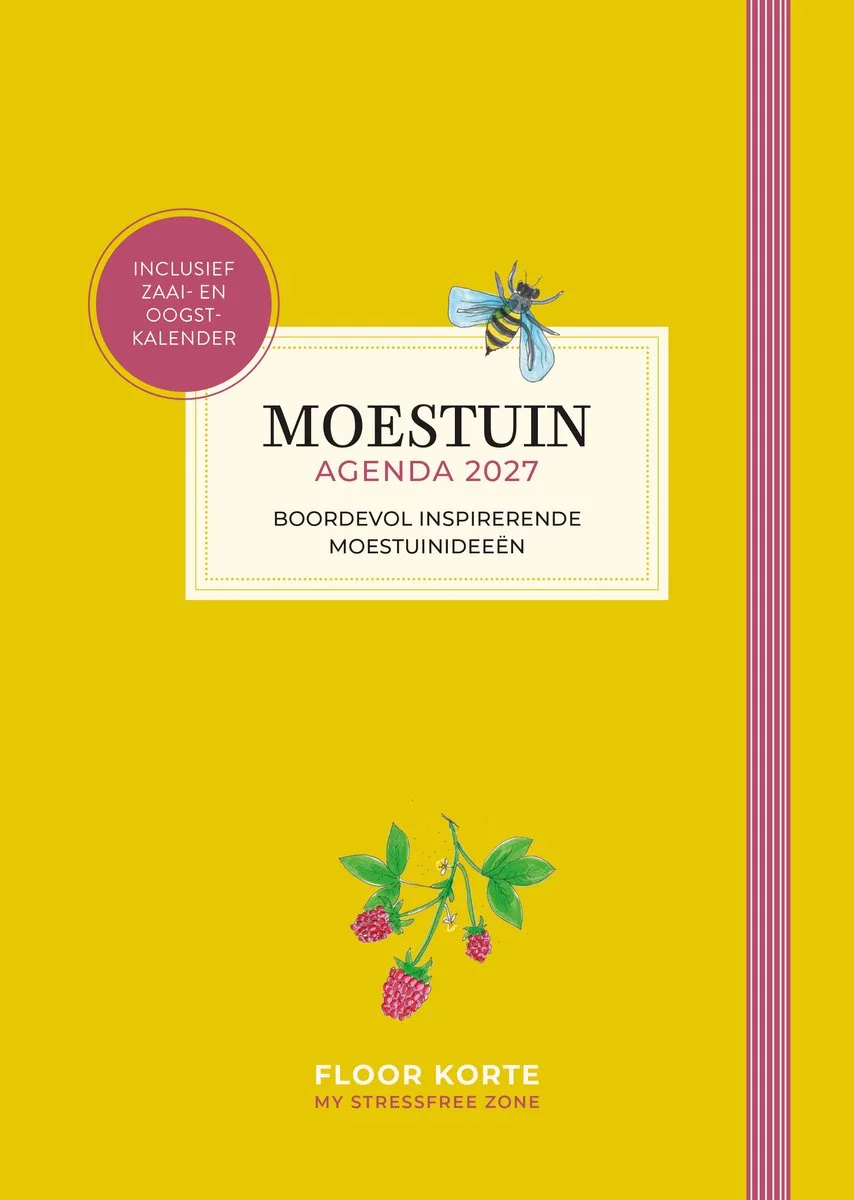 Moestuin Agenda 2027 – Luxe Hardcover Planner met Moestuinkalender, Teeltschema’s & Recepten de Comello en Multicolore – photo produit