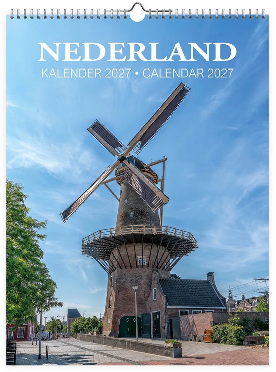 Nederland Kalender 2027 van Comello in Meerkleurig – productfoto