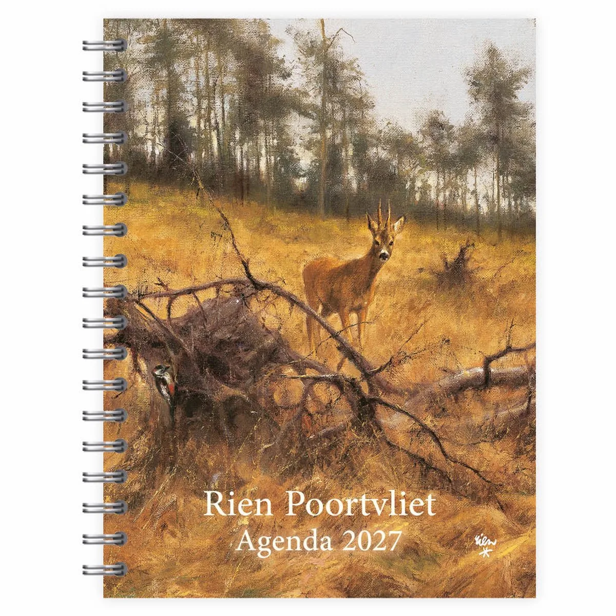 Rien Poortvliet bureau-agenda Reebok 2027 de Comello en Multicolore – photo produit