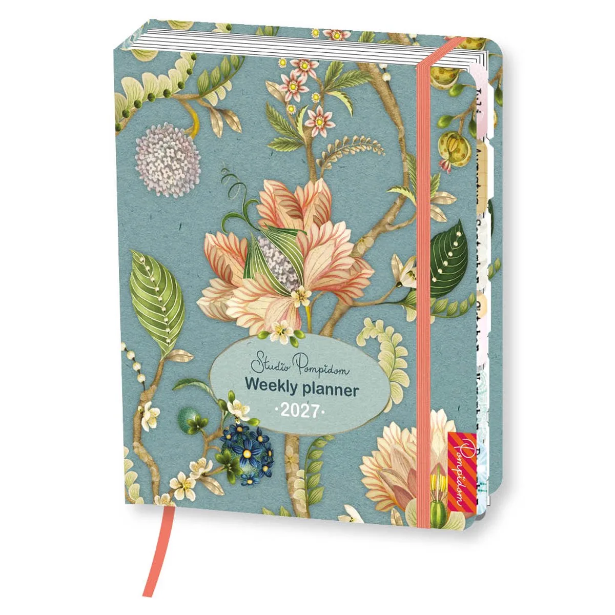 Studio Pompidom Weekly planner Absolutely Fabulous 2027 van Comello in Meerkleurig – productfoto
