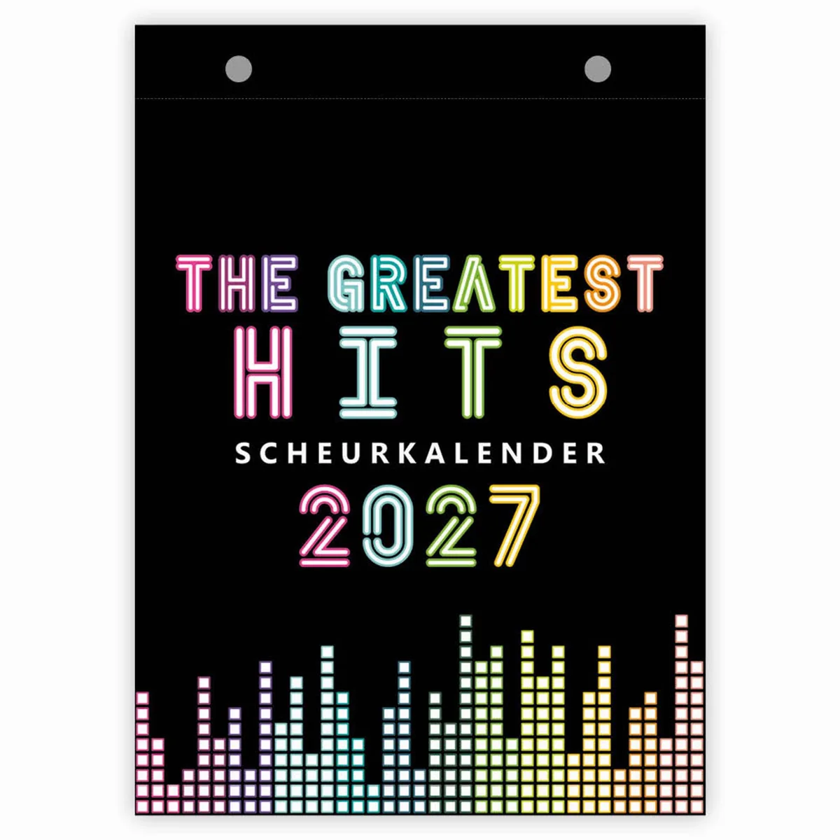 The Greatest Hits Scheurkalender 2027 van Comello in Meerkleurig – productfoto