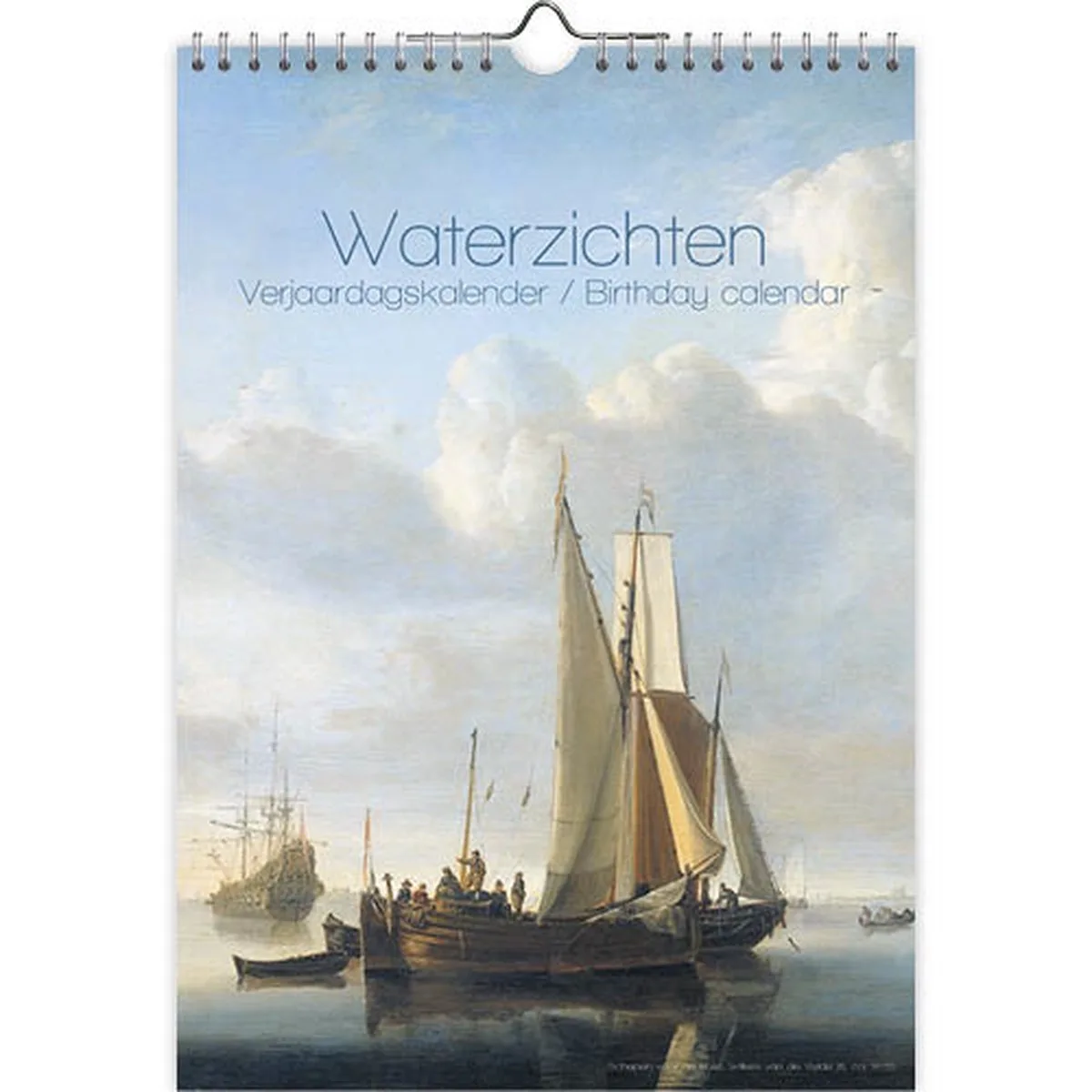 Waterzichten Verjaardagskalender - A4 fra Comello i Flerfarvet – produktbillede