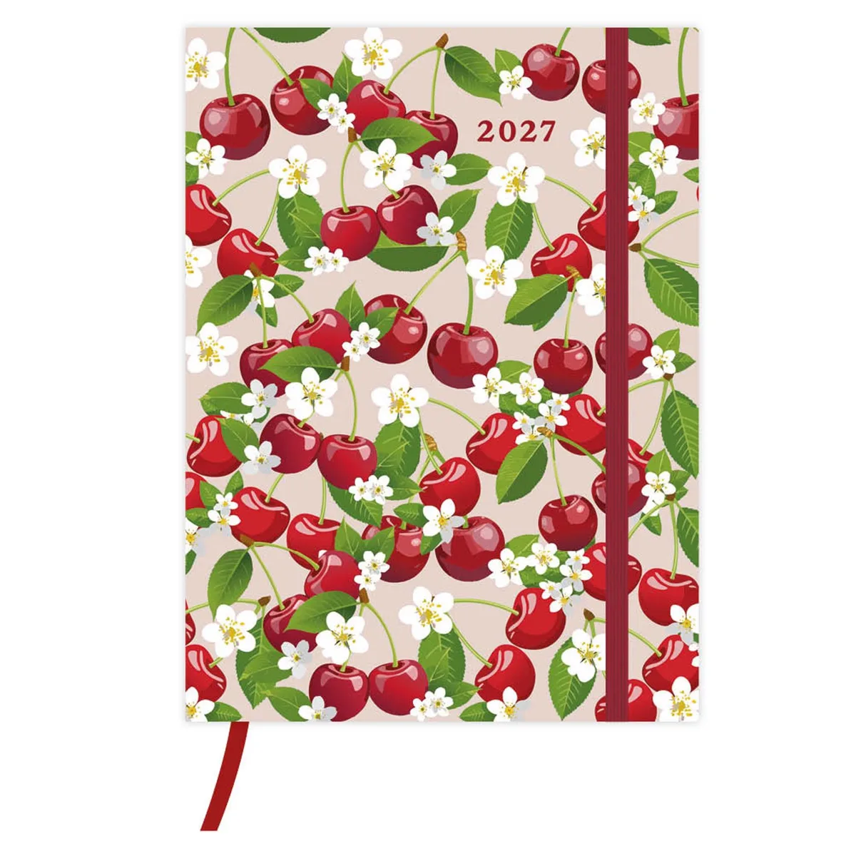 Weekagenda Small Cherry Season 2027 fra Comello i Flerfarvet – produktbillede