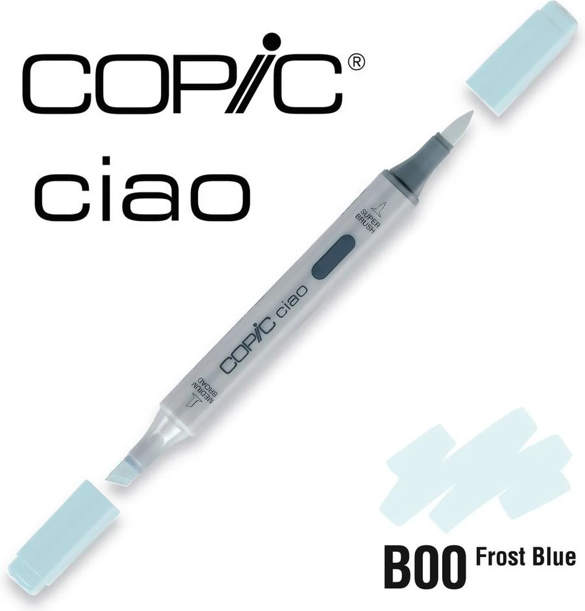 CIAO MARKER de Copic en B00 frost blue – photo produit