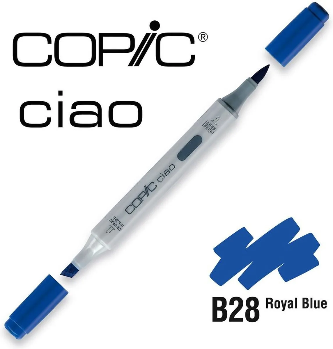 Ciao Marker B28 Royal Blue de Copic en Bleu – photo produit