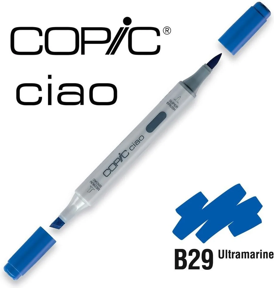 Ciao Marker B29 Ultramarine de Copic en Bleu – photo produit