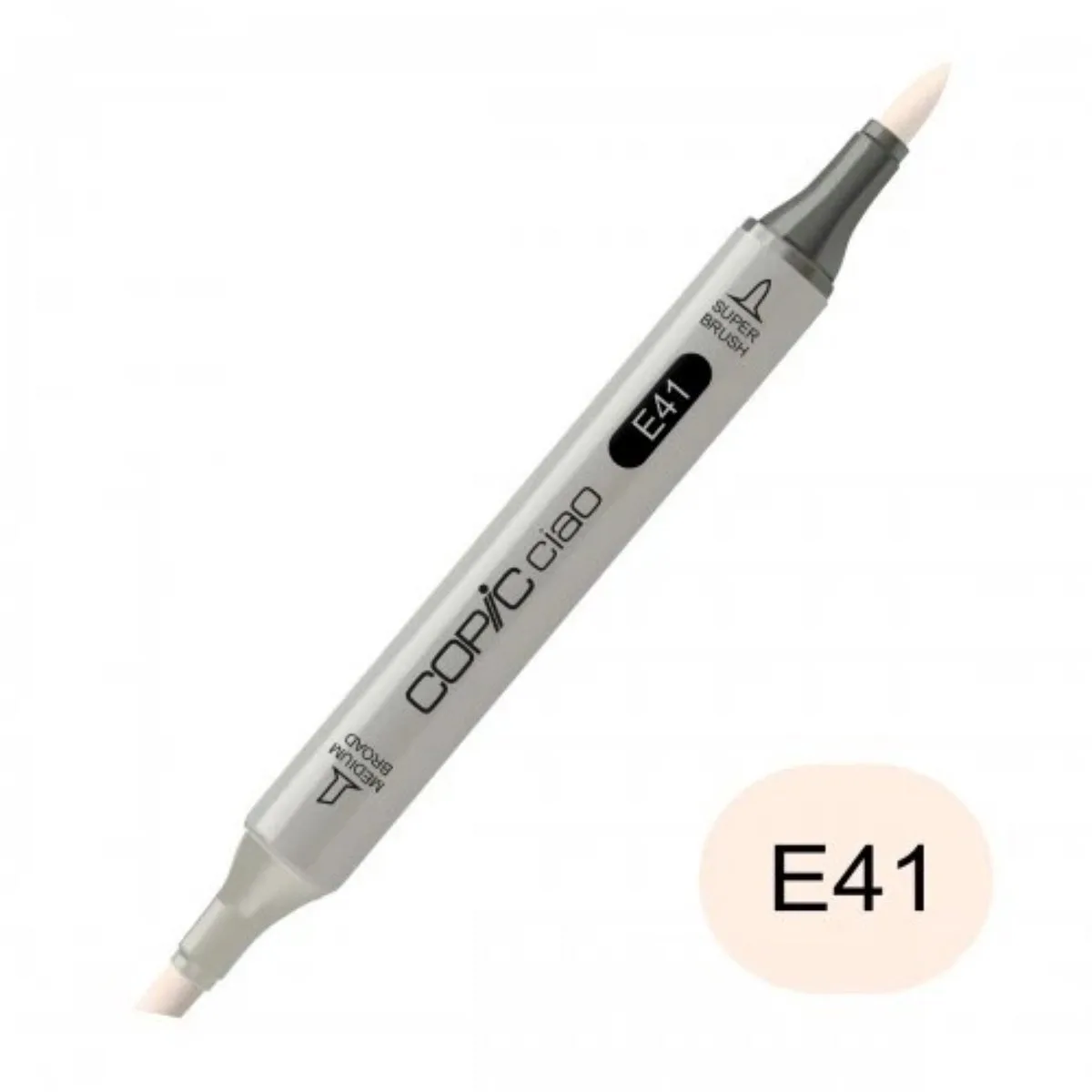 CIAO MARKER de Copic en E41 Pearl White – photo produit