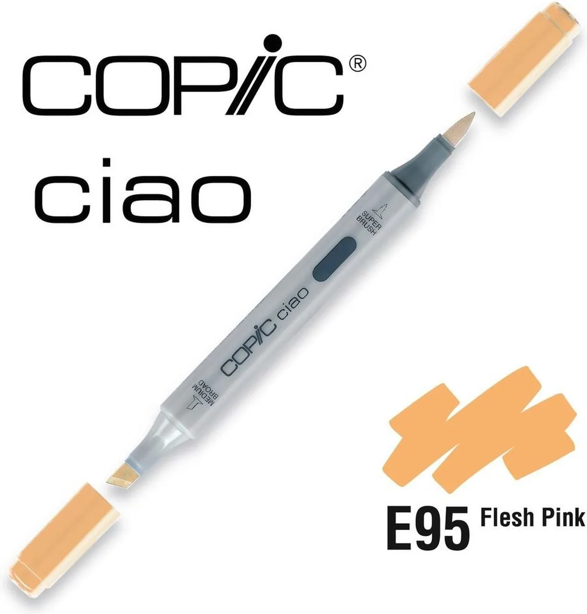 Ciao Marker E95 Tea Orange van Copic in Bruin – productfoto