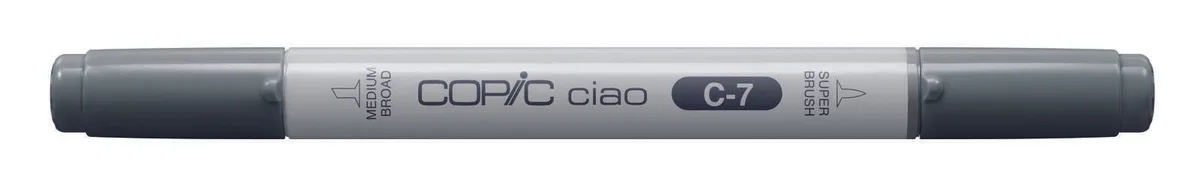 ciao Marker Typ C - 7 Layoutmarker variabel cool gray no.7 van Copic – productfoto