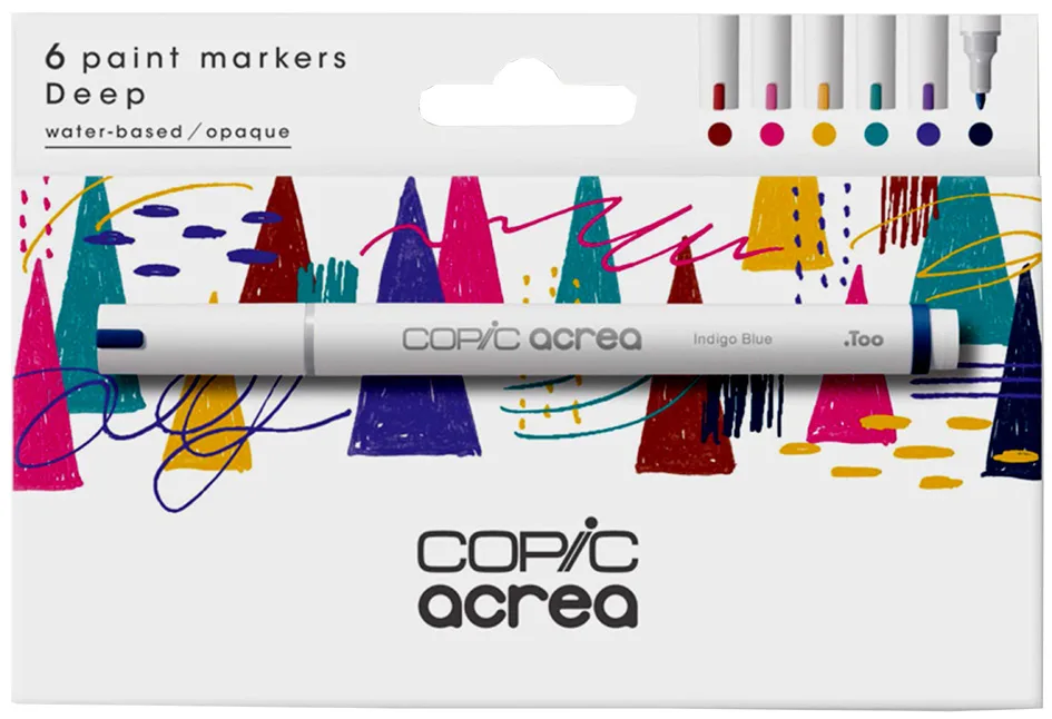 Marker acrea , Deep, , 6er Set van Copic – productfoto