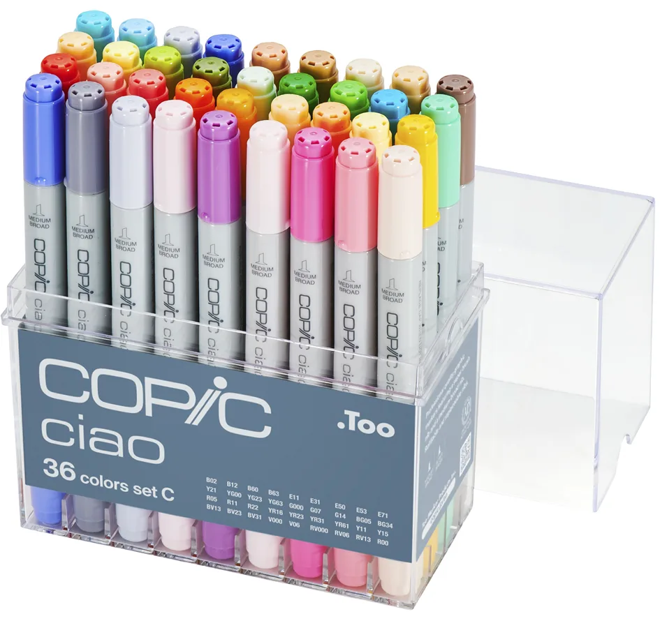 Marker ciao, 36er Set C van Copic – productfoto
