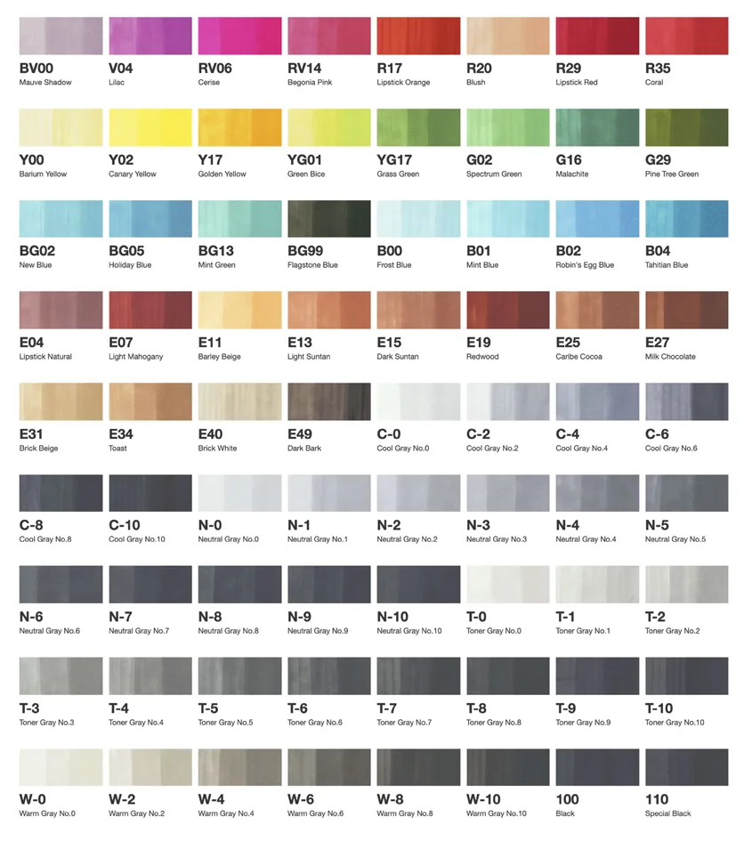 Marker classic, 72er Set 2 van Copic – productfoto