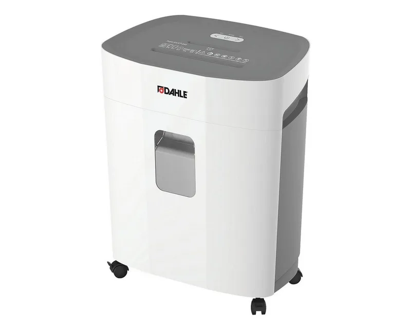 Aktenvernichter PaperSAFE® 240, Partikelschnitt 4x12 mm, bis 10 Blatt, 25 Liter van Dahle in Grijs, Wit – productfoto